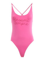 Costume fuxia con ricamo Pensami Sempre