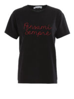 T-shirt con ricamo Pensami Sempre