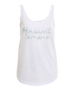 Canotta Pensami Sempre ricamata