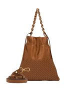 Borsa Memory a spalla color cuoio