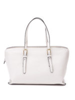 Tote in pelle bianca