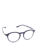 Occhiali da vista forma panto blu opachi