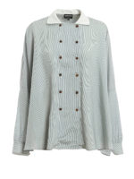 Camicia doppiopetto a righe