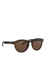 Occhiali da sole rotondi tartarugati