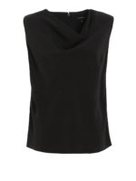 Top in crepe envers satin