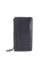 Portacarte con zip e fessura trasparente