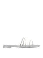 Sandali Michela in pelle con cristalli