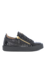 Sneaker in pelle stampa cocco
