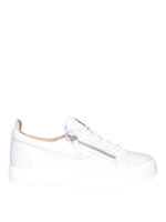 Sneaker Frankie in pelle cocco