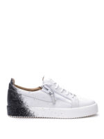 Sneakers low top Frankie in pelle
