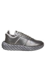 Sneakers urchin in pelle grigio