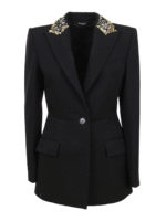 Blazer con cristalli