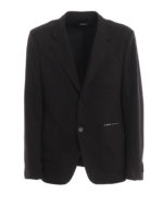 Giacca in jersey con stampa logo