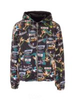 Giubbino Motel Print nero