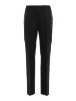 Pantaloni in lana con vita elastica