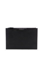 Clutch Antigona nera in pelle