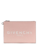 Clutch in canvas resinato