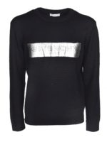 Maglione logato nero