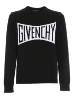 Pull in punto rasato con intarsio