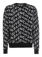 Pull monogram in lana