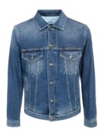 Giacca denim effetto slavato