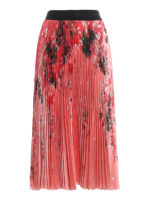 Gonna plisse floreale