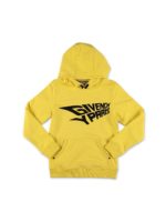 Felpa gialla con cappuccio