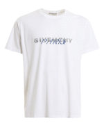 T-shirt in cotone con stampa calligrafica