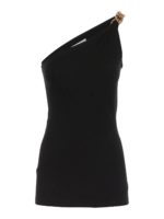 Top con monospalla impreziosita