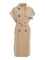 Trench smanicato in taffeta