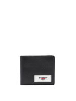 Portafoglio bifold con logo applicato