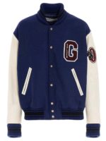 Bomber Aleandro blu e bianco