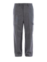 Pantaloni Toshi in flanella di lana