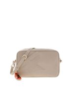 Borsa a tracolla Star in pelle bianco avorio