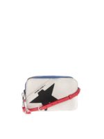 Borsa a tracolla Star bianca e blu