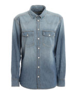 Camicia Meredith in cotone chambray slavato