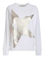 Felpa Athena Golden Star bianca