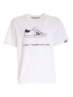 T-shirt Adamo Super Star bianca