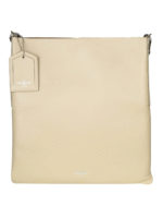 Shopper hobo in pelle colore sabbia