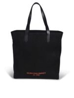 Borsa California in denim nero