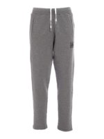 Pantalone tuta stampa logo grigio