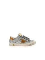 Sneakers May glitterate color argento