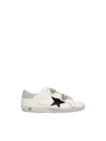 Sneakers Old school bianche e glitter