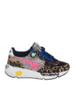 Sneakers Running Sole in cavallino animalier