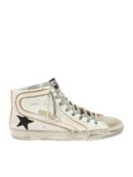 Sneakers Slide bianco e arancione