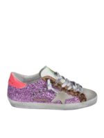 Sneakers Superstar Classic in glitter rosa
