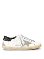 Sneaker Superstar con inserto stampa rettile