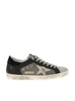 Sneakers Superstar nere e grigie effetto vint