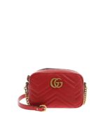 Borsa mini GG Marmont rossa