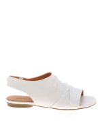 Sandali Vanill bianchi con pieghe